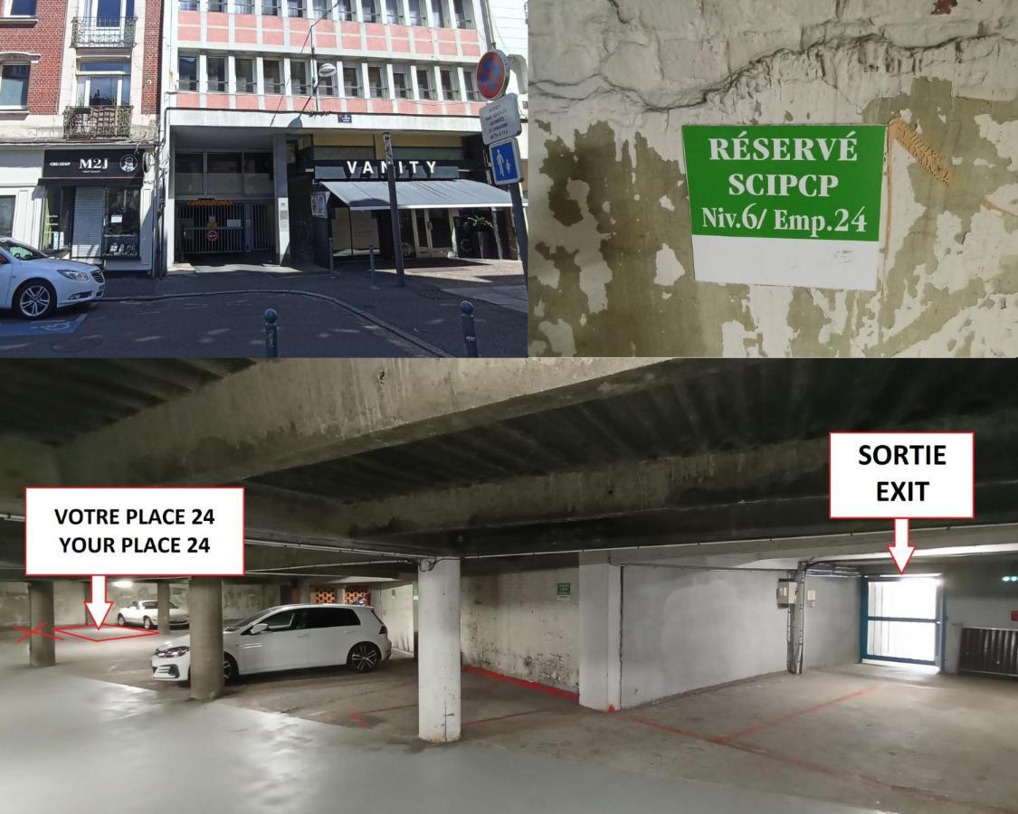 Studio Fonctionnel Au Coeur De Lille Avec Parking Eksteriør bilde